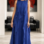 Women's Cascading Ruffle Maxi Dress