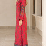 Bohemian Print Satin Maxi Kaftan Dress with Button Front