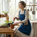 Cross-Back Denim Work Apron