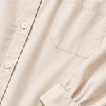 Women's Casual Long Sleeve Button-Down Maxi Shirt Dress