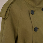 Women's Double-Breasted Trench Jacket and High-Waist Wide-Leg Pants Set