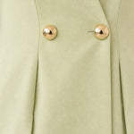Square Neck Peplum Top and Midi Pencil Skirt Two-Piece Set