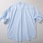 Stand Collar Casual Short Sleeve Shirt