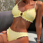 Minimalist Lace Bikini Set for the Beach