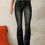 Ariane | Jean évasé taille haute stretch