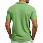 Men's Textured Short Sleeve Polo