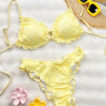 Minimalist Lace Bikini Set for the Beach