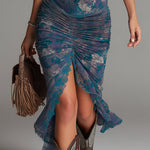 Selene | Abito Midi Pittura