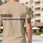 KZZ Men's short-sleeved shorts suit