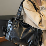 Retro casual high-end niche shoulder tote bag