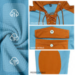 KZZ Men's casual hooded sweatshirt