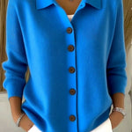 Women’s button-up knitted cardigan sweater