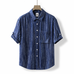 Spencer Striped Button-Up Shirt