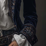 Anastasia | Embroidered Longline Jacket