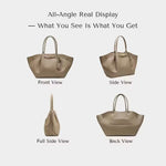 Women's Spacious Top Handle Tote Bag