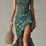Aria | Abito Maxi Verde