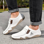 Men's Hand-Stitched Wide Fit Loafers