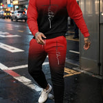 KZZ Men's casual  spring and autumn sports suit