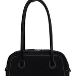 Retro frosted shoulder handbag casual pillow bag