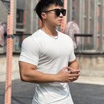 KZZ Men's Short-Sleeve T-Shirt – Casual Basic Top