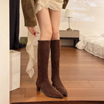 Women's Statement Pointed Toe Knee High Boots