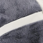 KZZ Men's slim-fit retro preppy style lamb fleece jacket