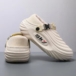 Men’s Cloud-Fleece Thermal Comfort Slippers