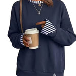 Women's Layered Look Relaxed Sweatshirt