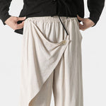 Irregular Retro Casual Trousers