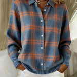 Fiammetta | Checkered Knitted Cardigan