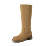 Women's Embossed Knee High Boots