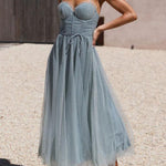 Modern-day Princess Chiffon Suspenders Party Maxi Dress