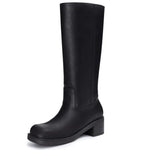 Women's Embossed Knee High Boots