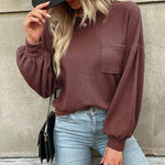 Zeagoo Long Sleeve Backless Hollow Knit Sweater for Women Casual Work Office Loose Fit 2026 | Under