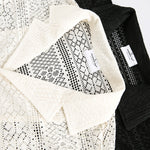 Loose Casual Hollow Pattern Cuban Collar Shirt