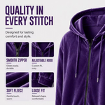 Women's Velvet-Look Hooded Jacket