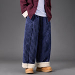 Thickened Reversible Corduroy Trousers
