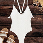 Backless One Piece Swimsuit
