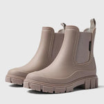 Women's Embossed Slip-On Rain Shoes