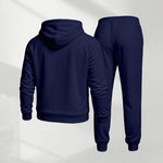 KZZ Men's Goat 23 Pattern Print Hoodie and Drawstring Sweatpants Set