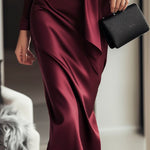 La Scintilla | Satin Dress with Elegant Closure