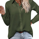 Long Sleeve Chiffon Blouse - Zeagoo (Us Only)