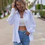 Long Sleeve Chiffon Blouse - Zeagoo (Us Only)
