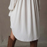 Lucia | Lace Detail Shirt Dress