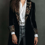 Regina | Ornate Longline Blazer