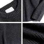 Japanese Lazy Loose Crew Neck Sweater