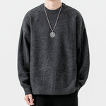 Japanese Lazy Loose Crew Neck Sweater