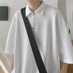 American Loose Casual Polo Shirt