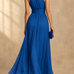 Paula Halter Neck Chiffon Maxi Dress