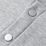 KZZ Autumn & Winter Lazy Set Fleece Hoodie + Straight-Leg Sweatpants